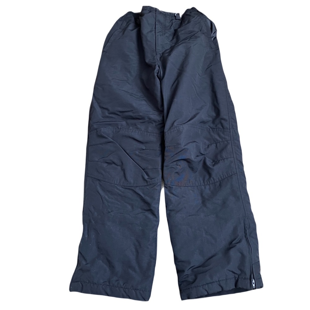 Kids Falls Creek Snow Pants, Sz. 10/12 Black, Elastic Waist w/ Snap & Zipper